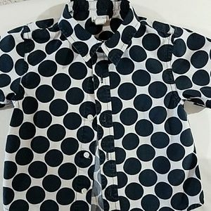 Boys Short Sleeve Lightweight Button Up Shirt
